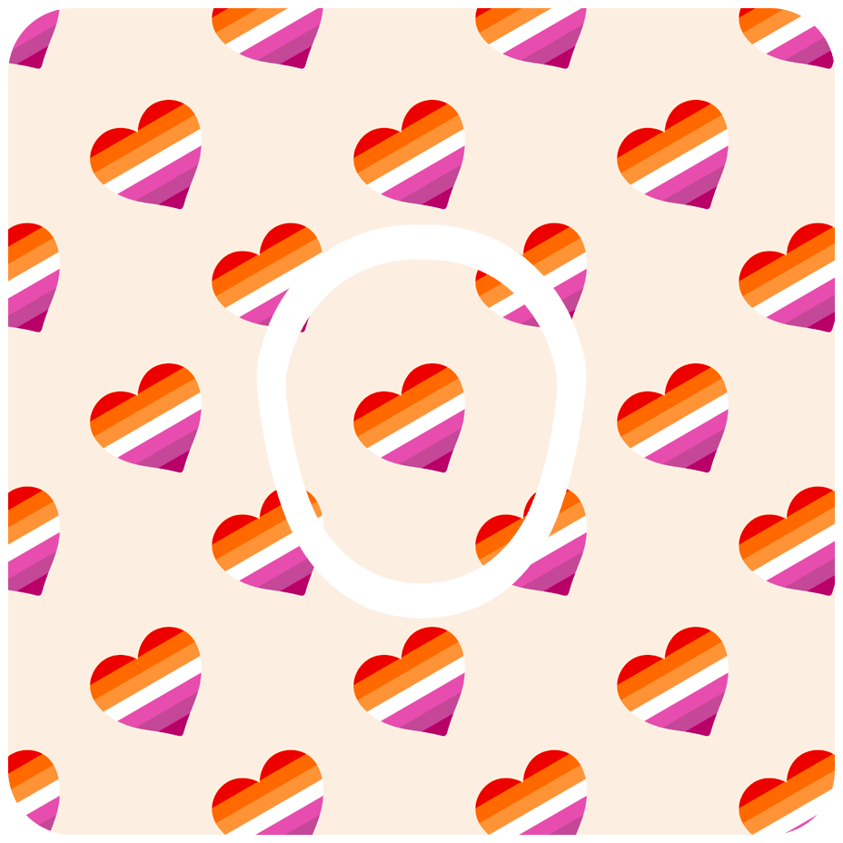 Lesbian Flag - Diabetes Overpatch - Diabetes For You
