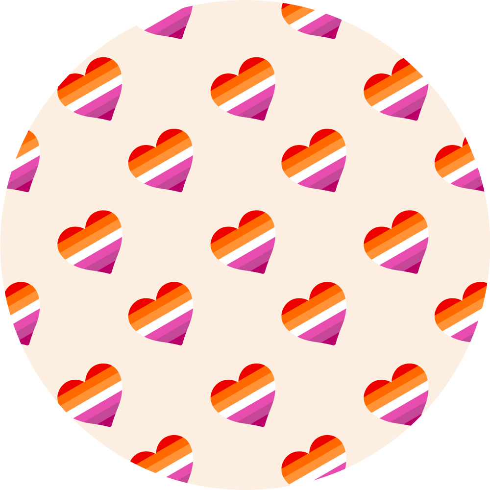 Lesbian Flag - Diabetes Overpatch - Diabetes For You