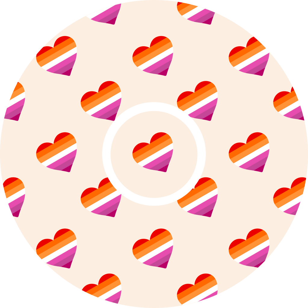 Lesbian Flag - Diabetes Overpatch - Diabetes For You