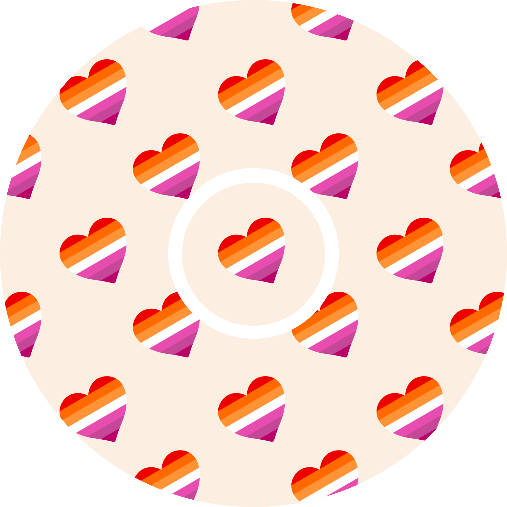 Lesbian Flag - Diabetes Overpatch - Diabetes For You
