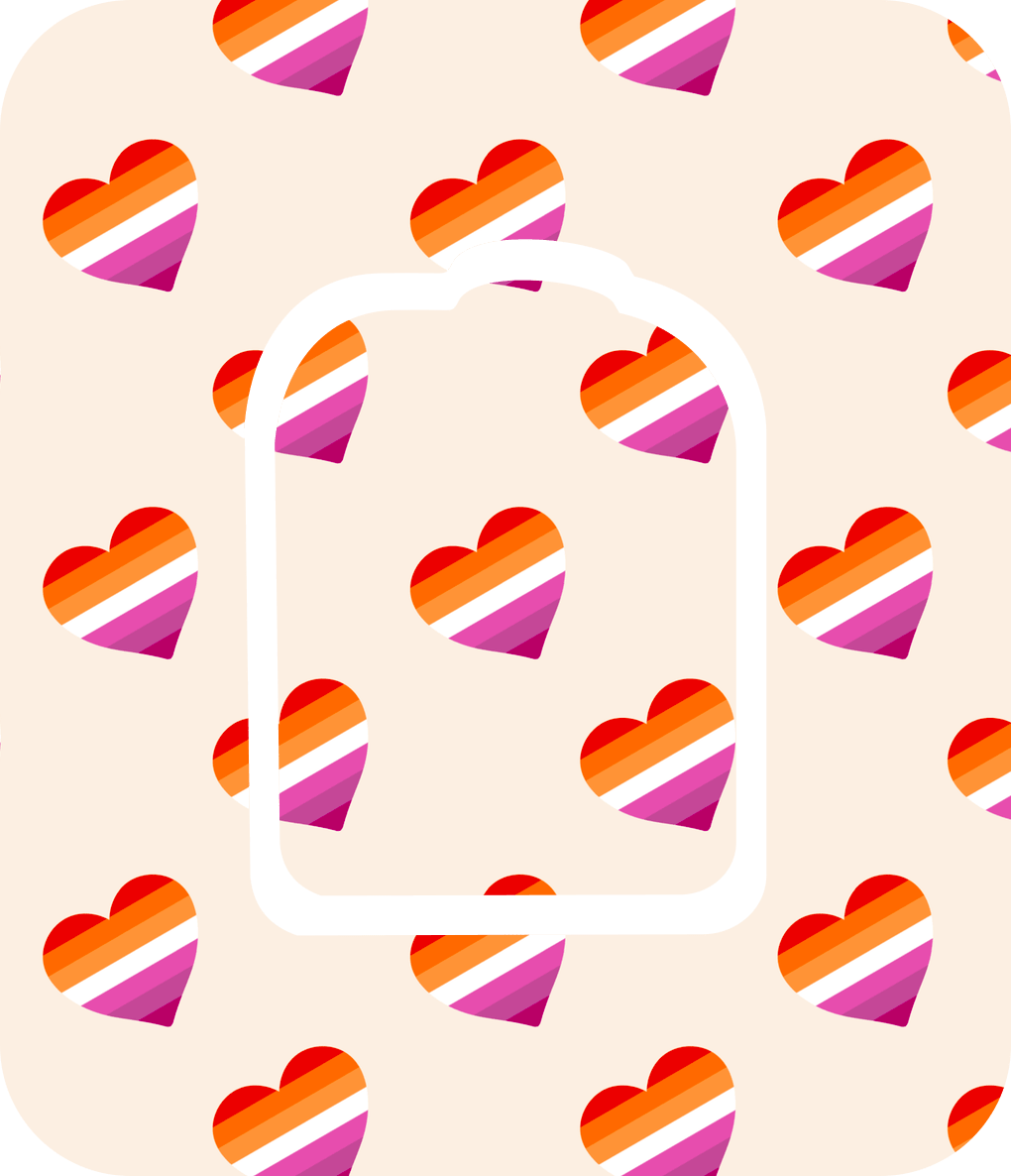 Lesbian Flag - Diabetes Overpatch - Diabetes For You