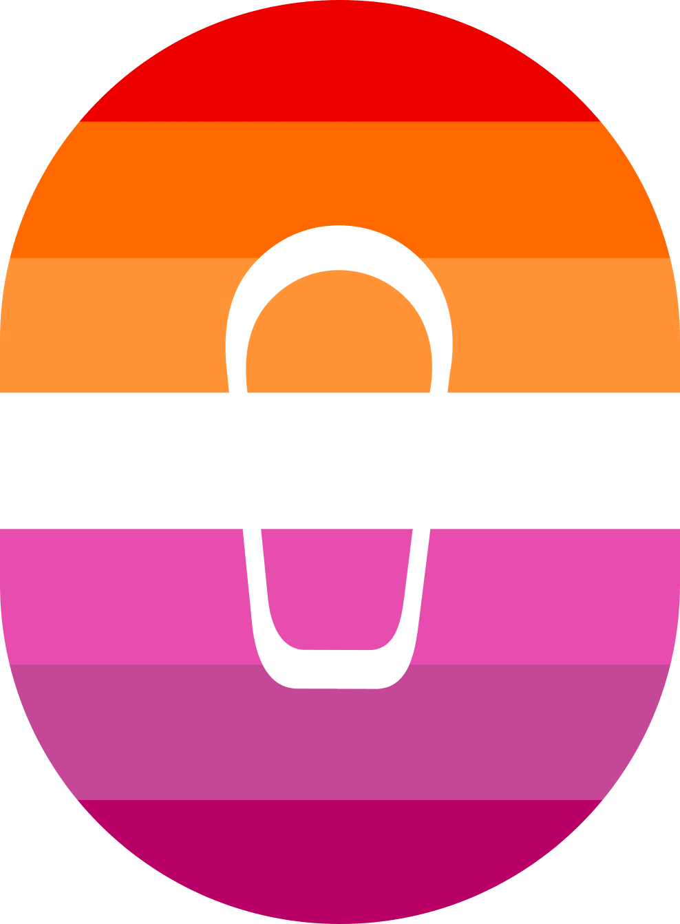 Lesbian Flag - Diabetes Overpatch - Diabetes For You