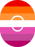 Lesbian Flag - Diabetes Overpatch - Diabetes For You