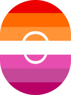 Lesbian Flag - Diabetes Overpatch - Diabetes For You