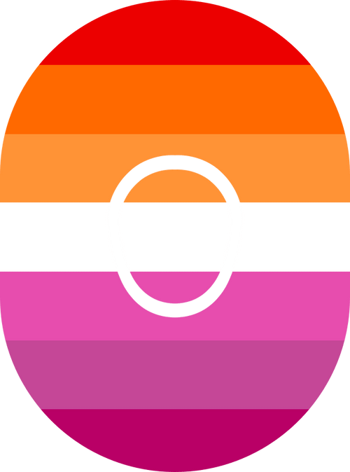 Lesbian Flag - Diabetes Overpatch - Diabetes For You