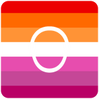 Lesbian Flag - Diabetes Overpatch - Diabetes For You