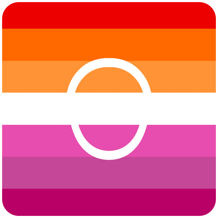 Lesbian Flag - Diabetes Overpatch - Diabetes For You