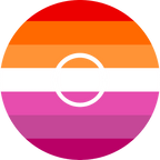 Lesbian Flag - Diabetes Overpatch - Diabetes For You