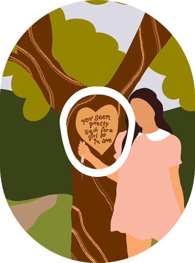 Girl So In Love Tree - Diabetes Overpatch - Diabetes For You