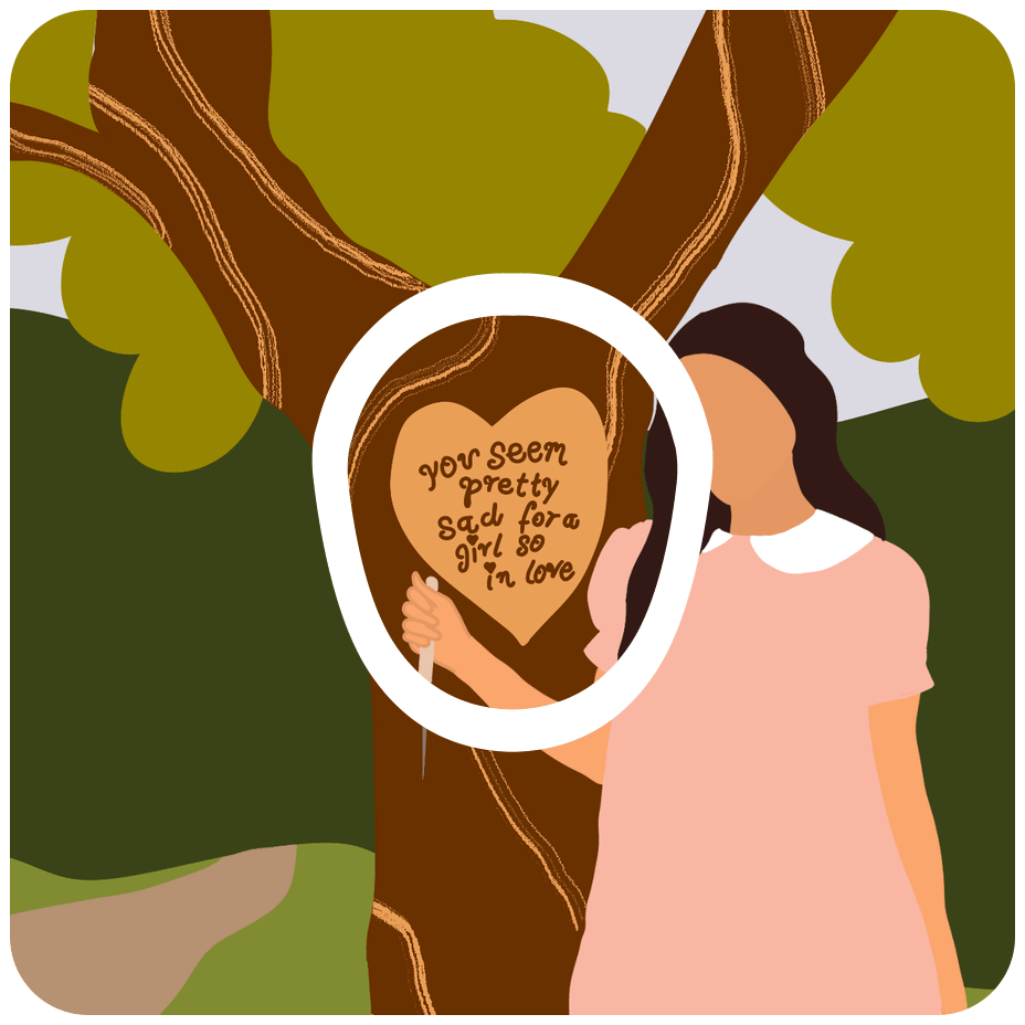 Girl So In Love Tree - Diabetes Overpatch - Diabetes For You