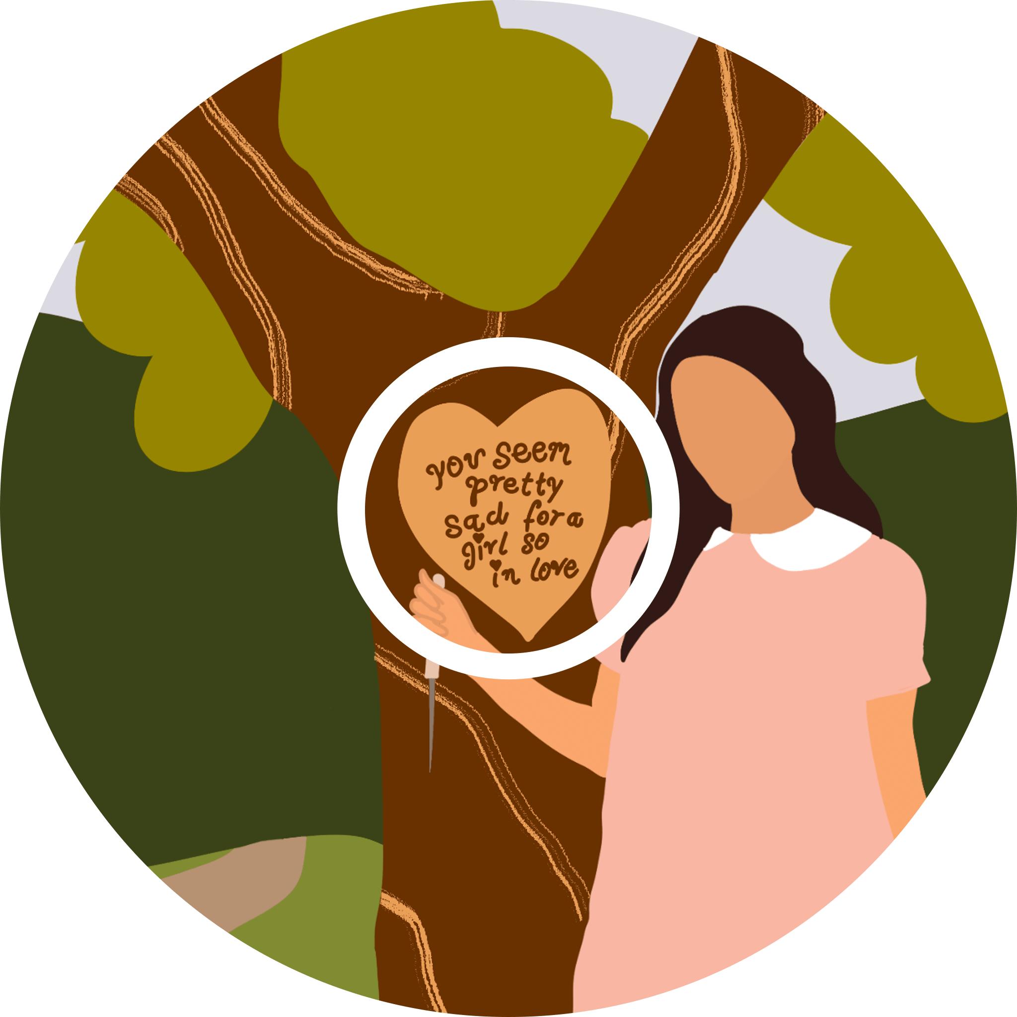 Girl So In Love Tree - Diabetes Overpatch - Diabetes For You