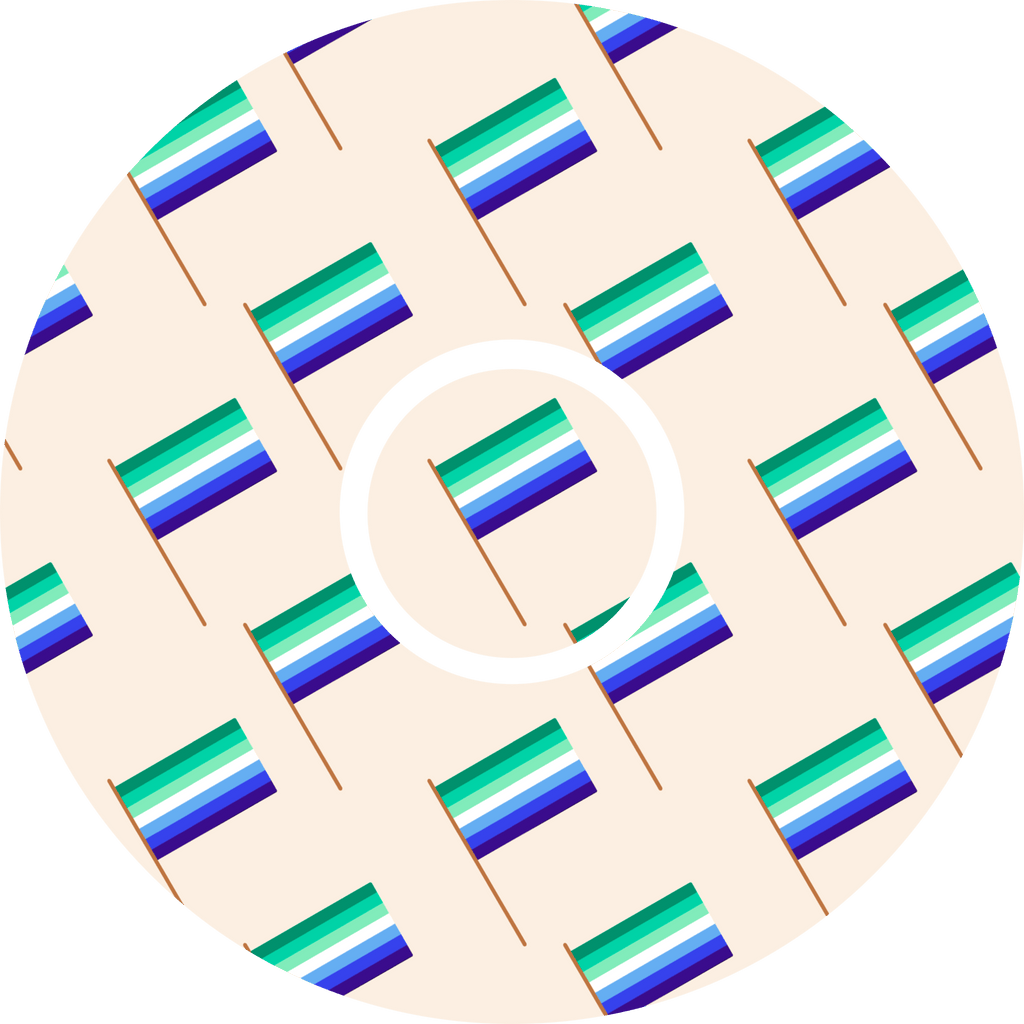 Gay Pride Flag - Diabetes Overpatch - Diabetes For You