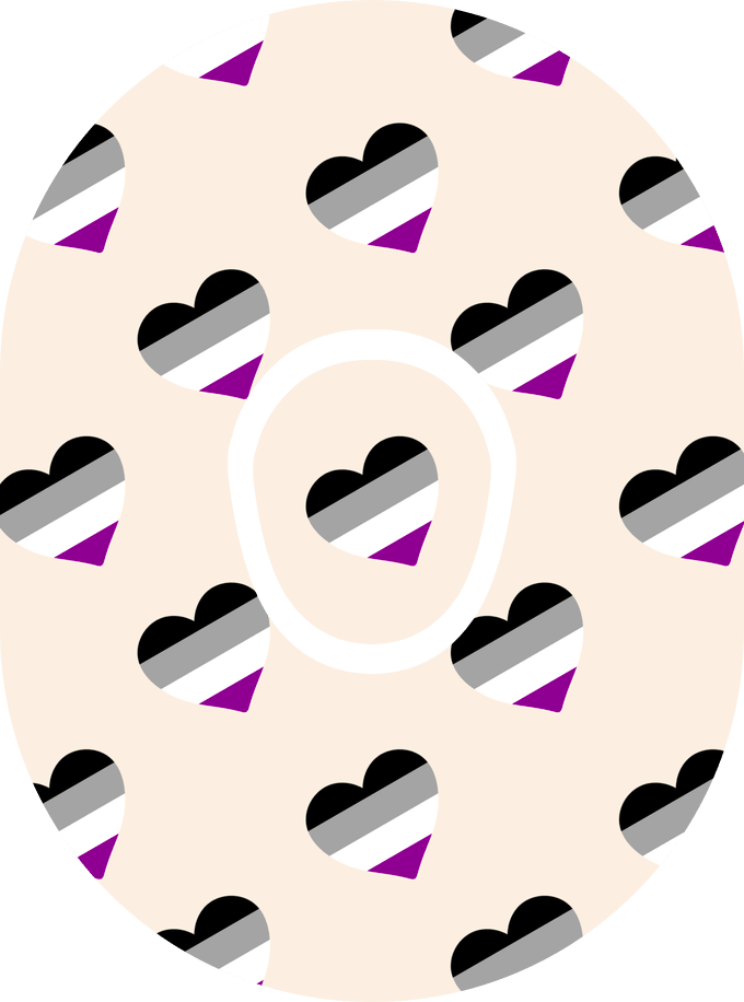 Asexual Flag - Diabetes Overpatch - Diabetes For You