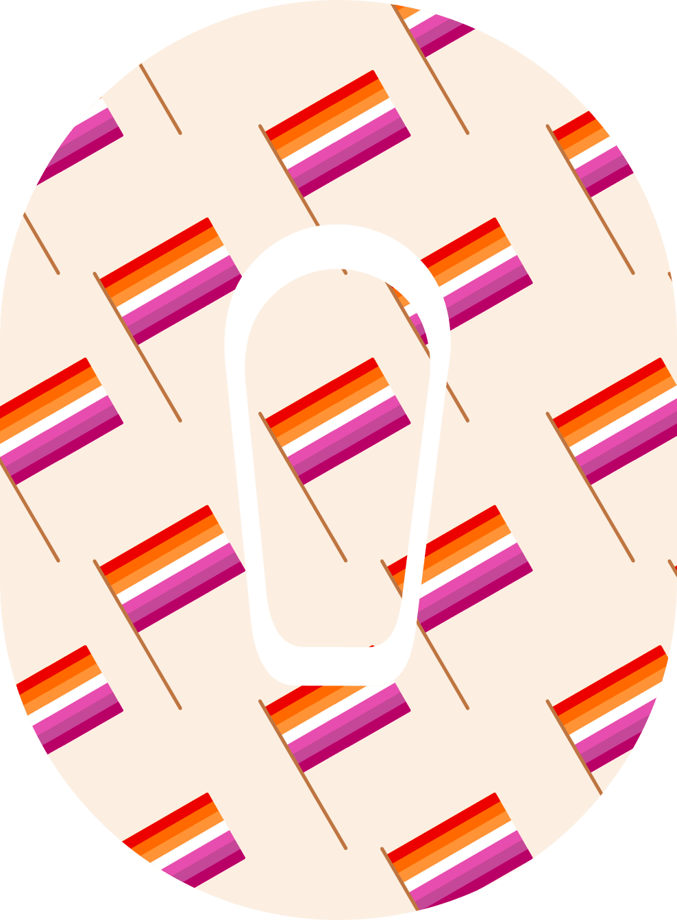 Lesbian Flag - Diabetes Overpatch - Diabetes For You