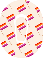 Lesbian Flag - Diabetes Overpatch - Diabetes For You