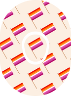 Lesbian Flag - Diabetes Overpatch - Diabetes For You