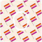 Lesbian Flag - Diabetes Overpatch - Diabetes For You