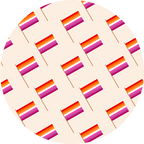 Lesbian Flag - Diabetes Overpatch - Diabetes For You