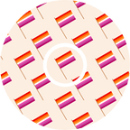 Lesbian Flag - Diabetes Overpatch - Diabetes For You