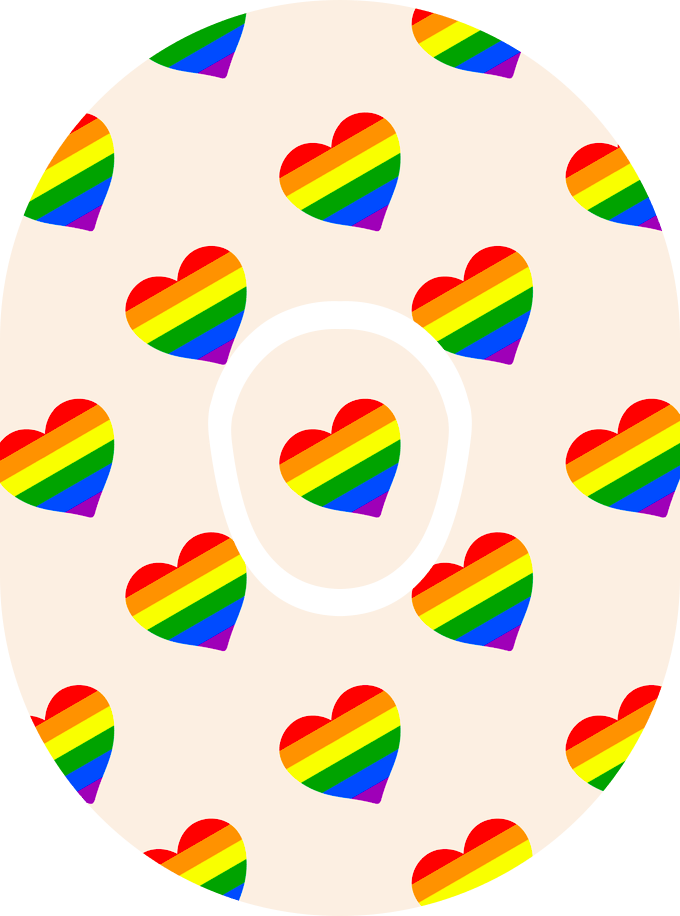 Pride Flag - Diabetes Overpatch - Diabetes For You