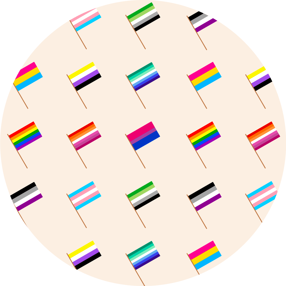 Mini Pride Flags - Diabetes Overpatch - Diabetes For You