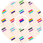 Mini Pride Flags - Diabetes Overpatch - Diabetes For You