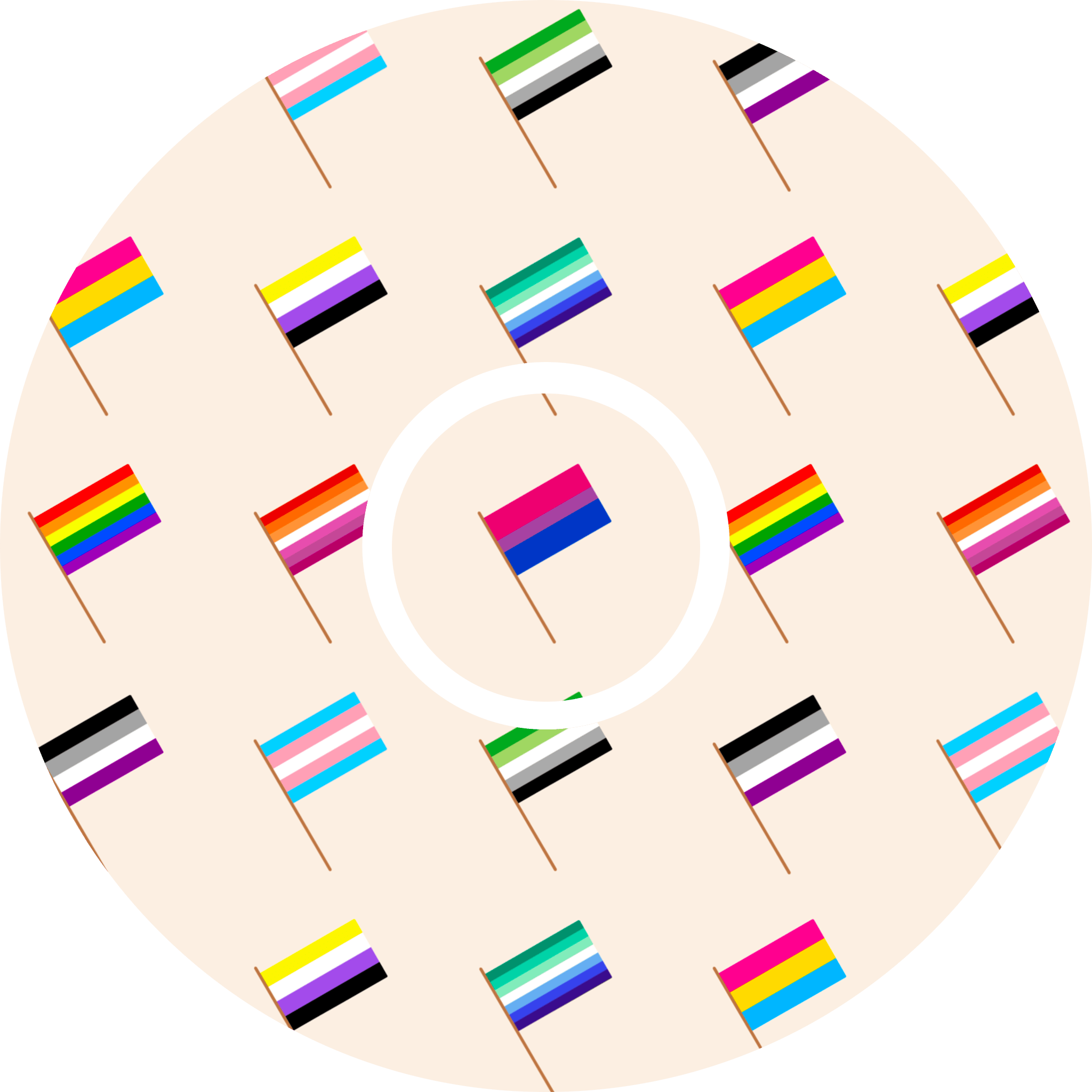 Mini Pride Flags - Diabetes Overpatch - Diabetes For You