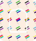 Mini Pride Flags - Diabetes Overpatch - Diabetes For You