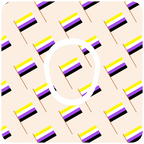 Nonbinary Flag - Diabetes Overpatch - Diabetes For You