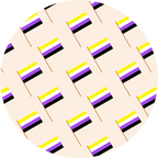 Nonbinary Flag - Diabetes Overpatch - Diabetes For You