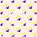Nonbinary Flag - Diabetes Overpatch - Diabetes For You