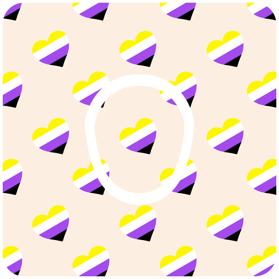 Nonbinary Flag - Diabetes Overpatch - Diabetes For You