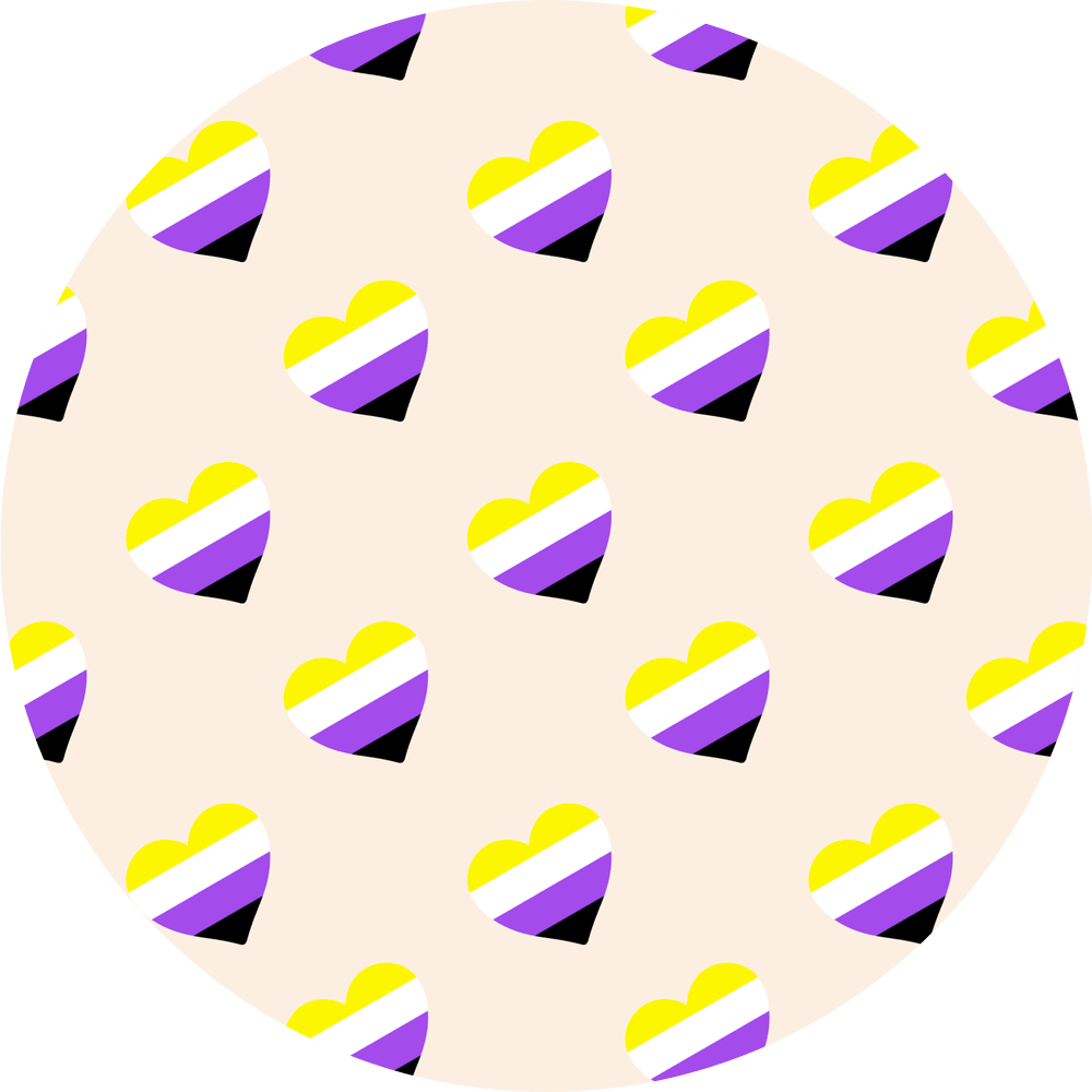 Nonbinary Flag - Diabetes Overpatch - Diabetes For You
