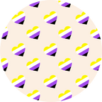 Nonbinary Flag - Diabetes Overpatch - Diabetes For You