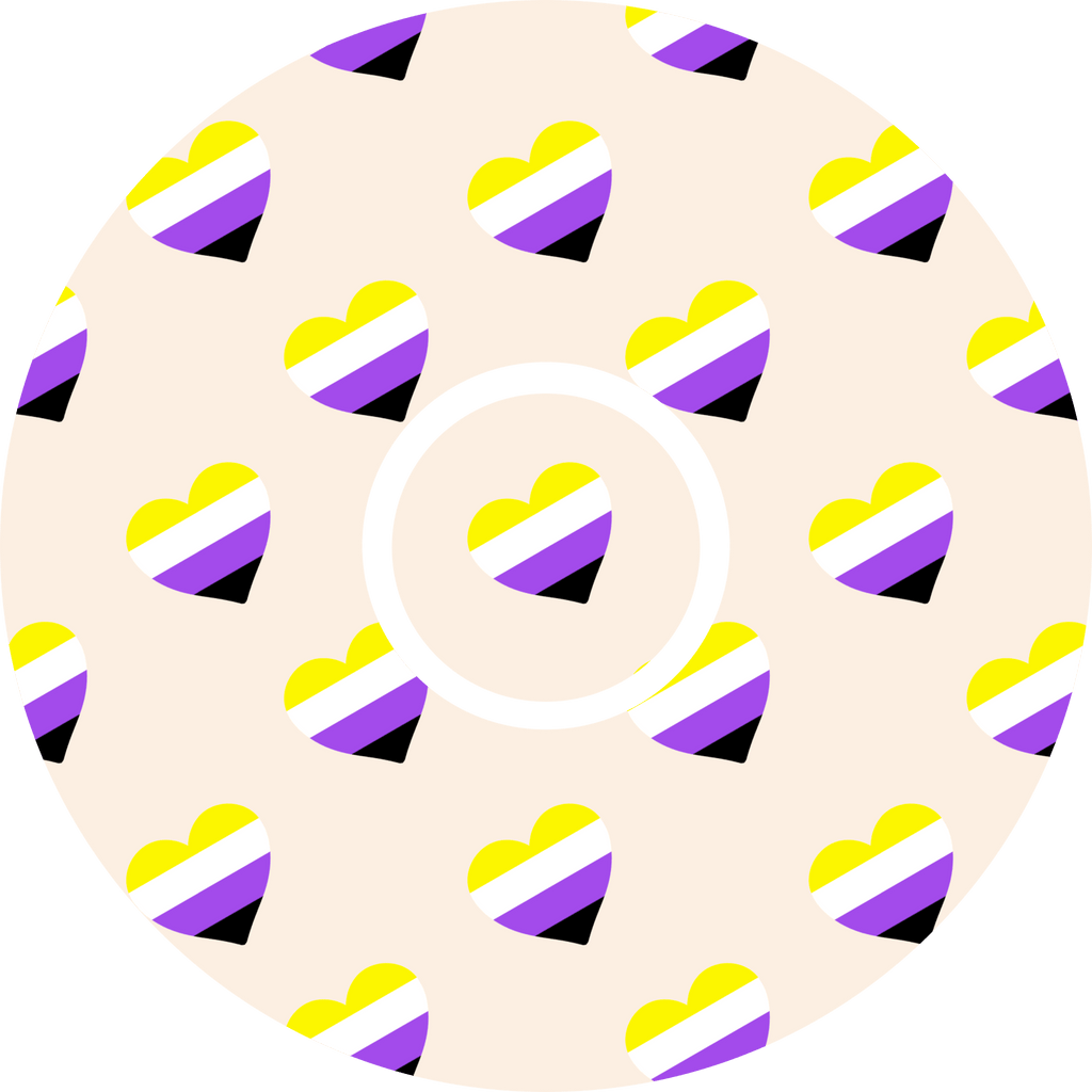 Nonbinary Flag - Diabetes Overpatch - Diabetes For You