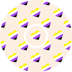 Nonbinary Flag - Diabetes Overpatch - Diabetes For You