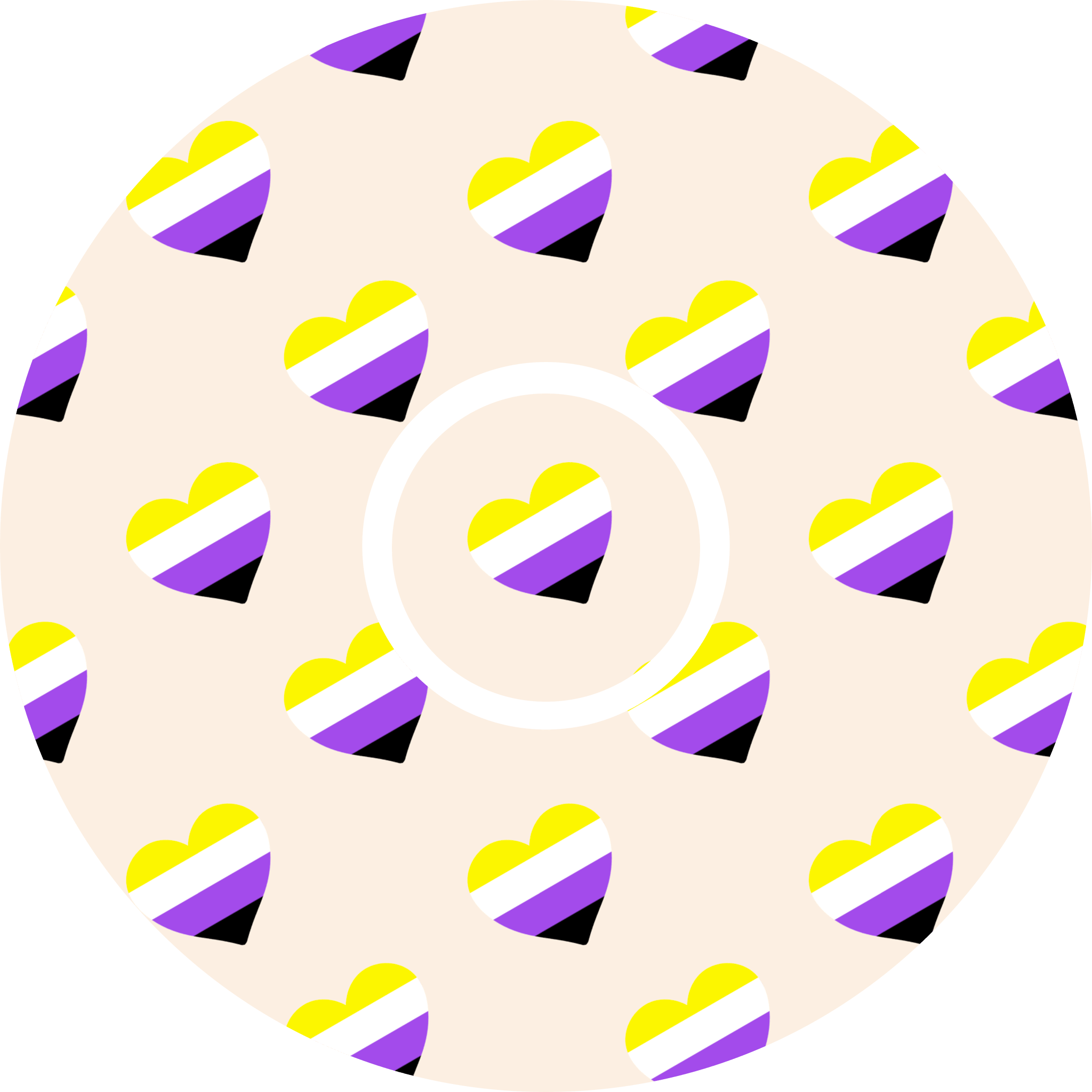 Nonbinary Flag - Diabetes Overpatch - Diabetes For You