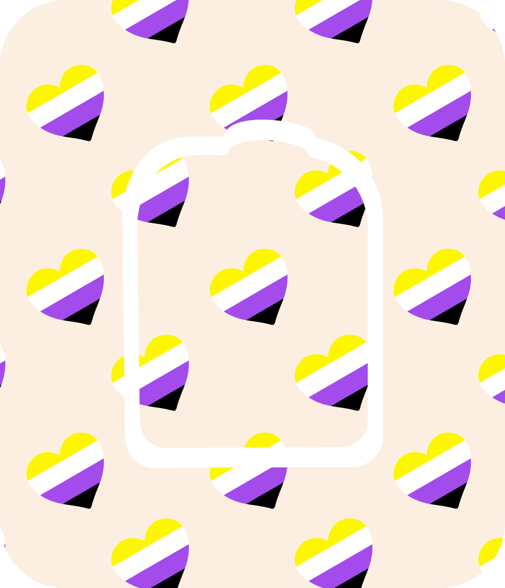Nonbinary Flag - Diabetes Overpatch - Diabetes For You