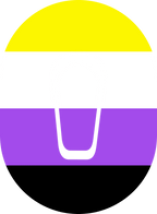 Nonbinary Flag - Diabetes Overpatch - Diabetes For You