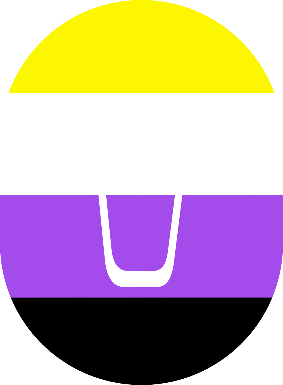 Nonbinary Flag - Diabetes Overpatch - Diabetes For You