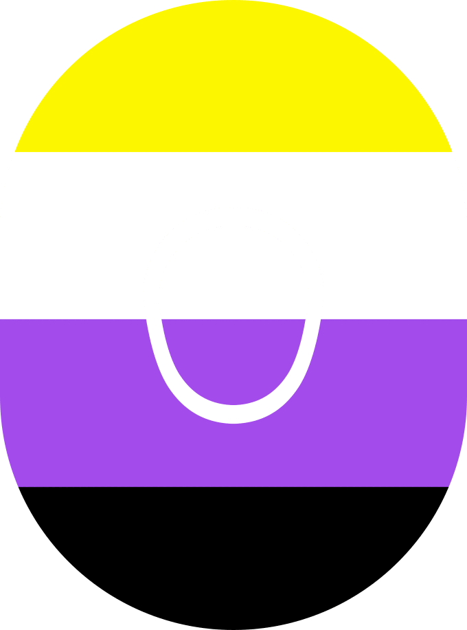 Nonbinary Flag - Diabetes Overpatch - Diabetes For You