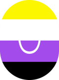 Nonbinary Flag - Diabetes Overpatch - Diabetes For You
