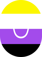 Nonbinary Flag - Diabetes Overpatch - Diabetes For You