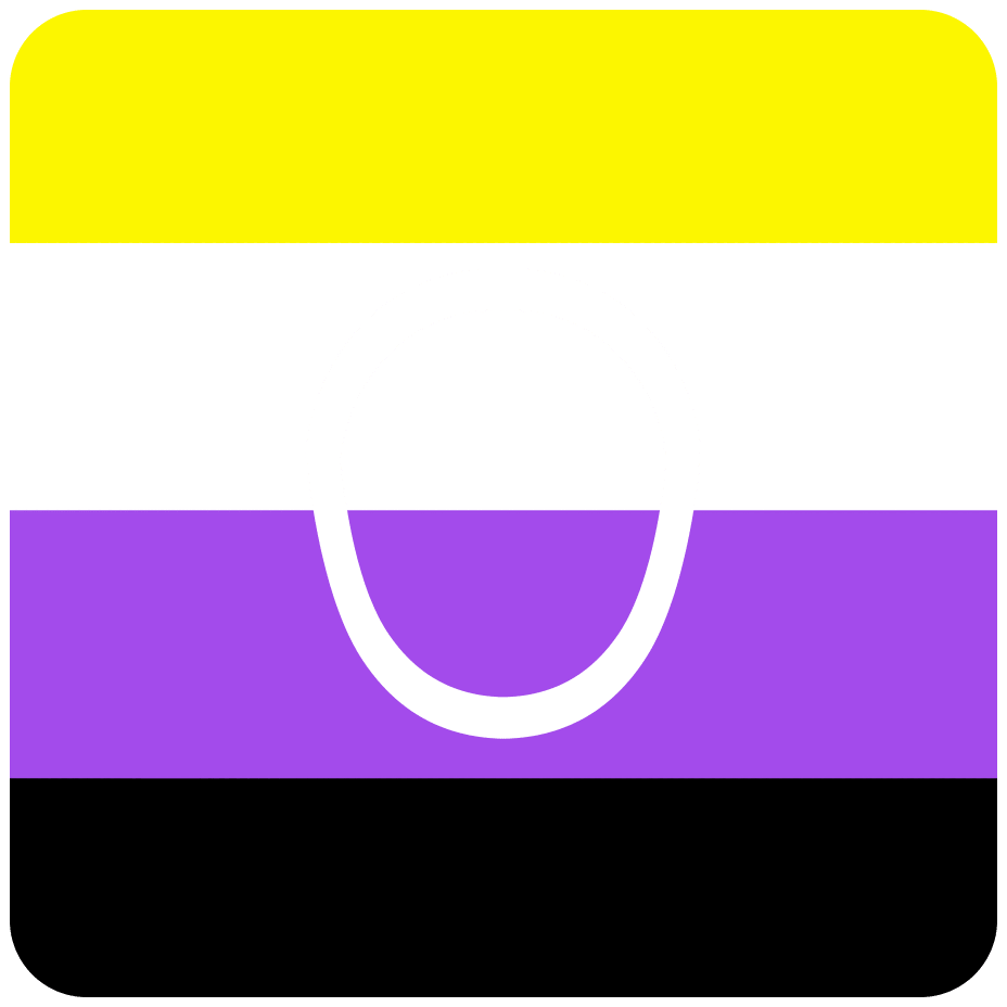 Nonbinary Flag - Diabetes Overpatch - Diabetes For You