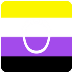 Nonbinary Flag - Diabetes Overpatch - Diabetes For You