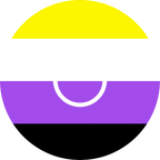 Nonbinary Flag - Diabetes Overpatch - Diabetes For You