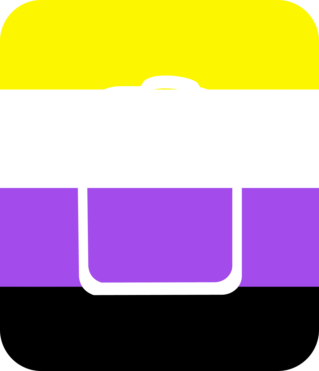 Nonbinary Flag - Diabetes Overpatch - Diabetes For You