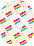 Pansexual Flag - Diabetes Overpatch - Diabetes For You
