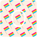 Pansexual Flag - Diabetes Overpatch - Diabetes For You