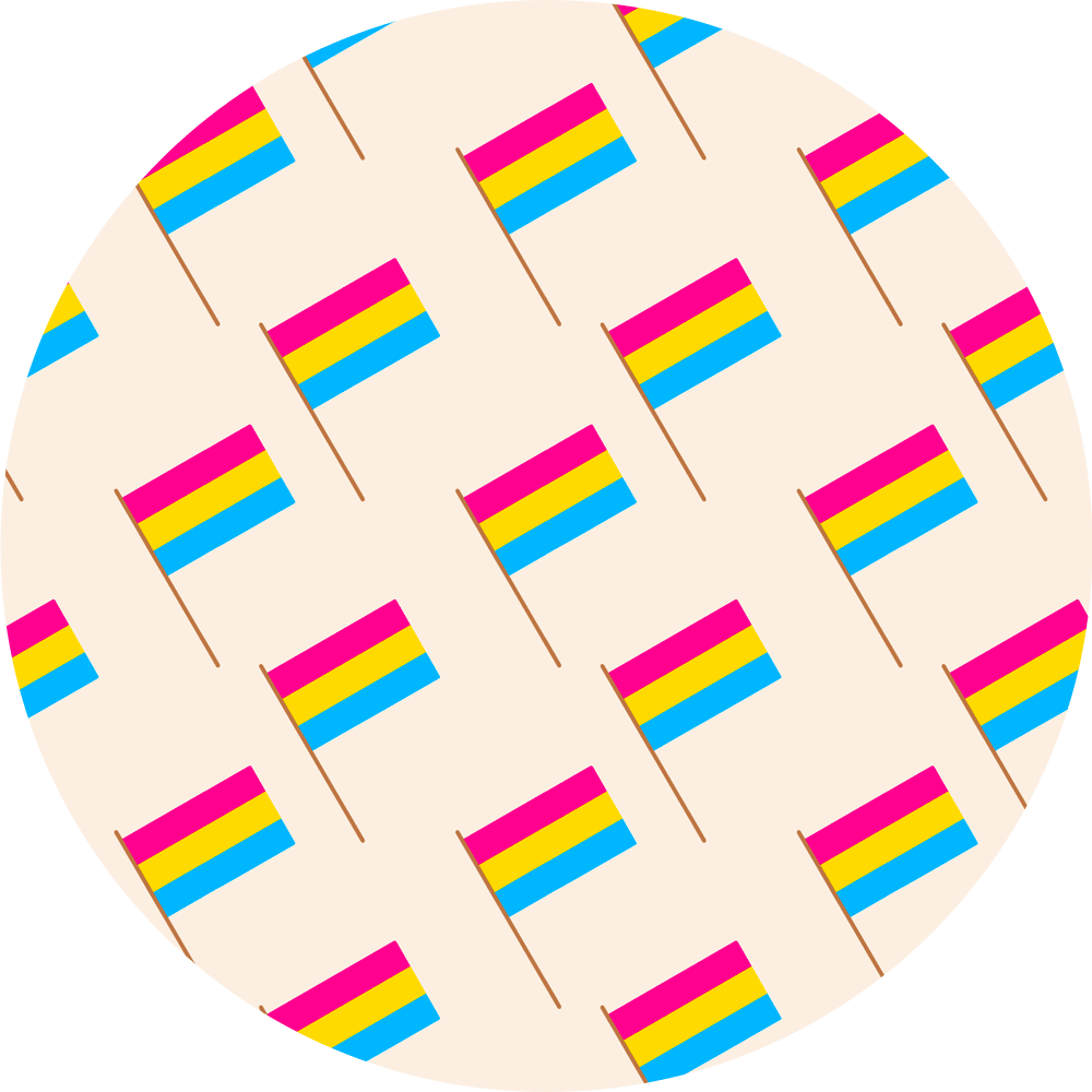 Pansexual Flag - Diabetes Overpatch - Diabetes For You